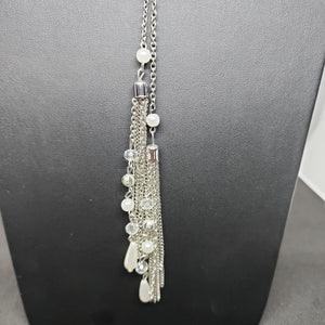 Silver and Pearl Necklace