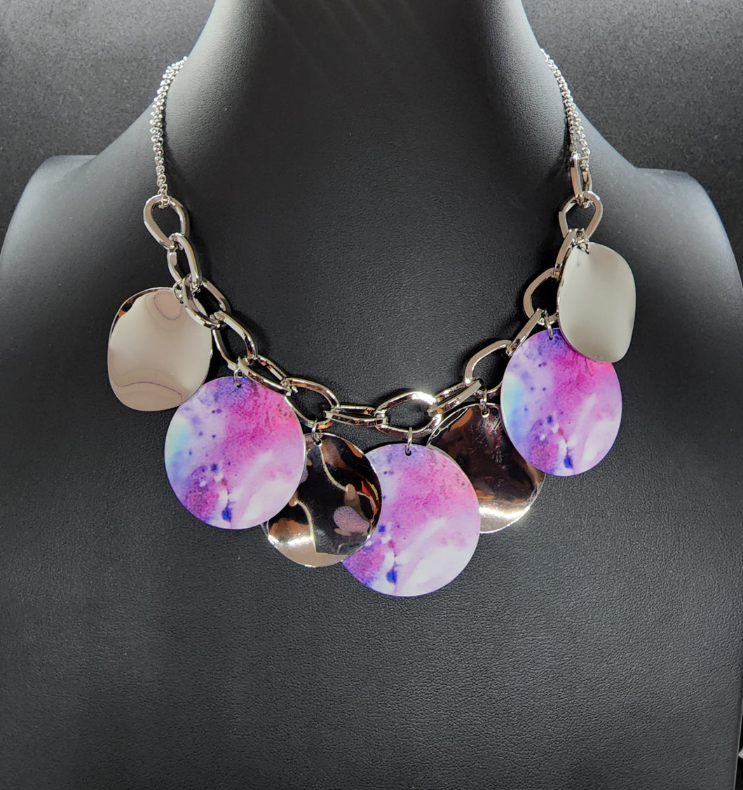 Tie Dye Drama - Multi Necklace