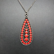 Load image into Gallery viewer, Tiki Tease Red Necklace
