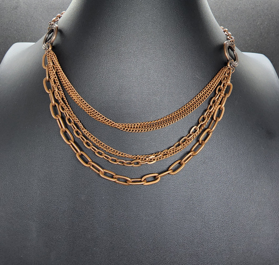 Chains of Command - Copper Necklace