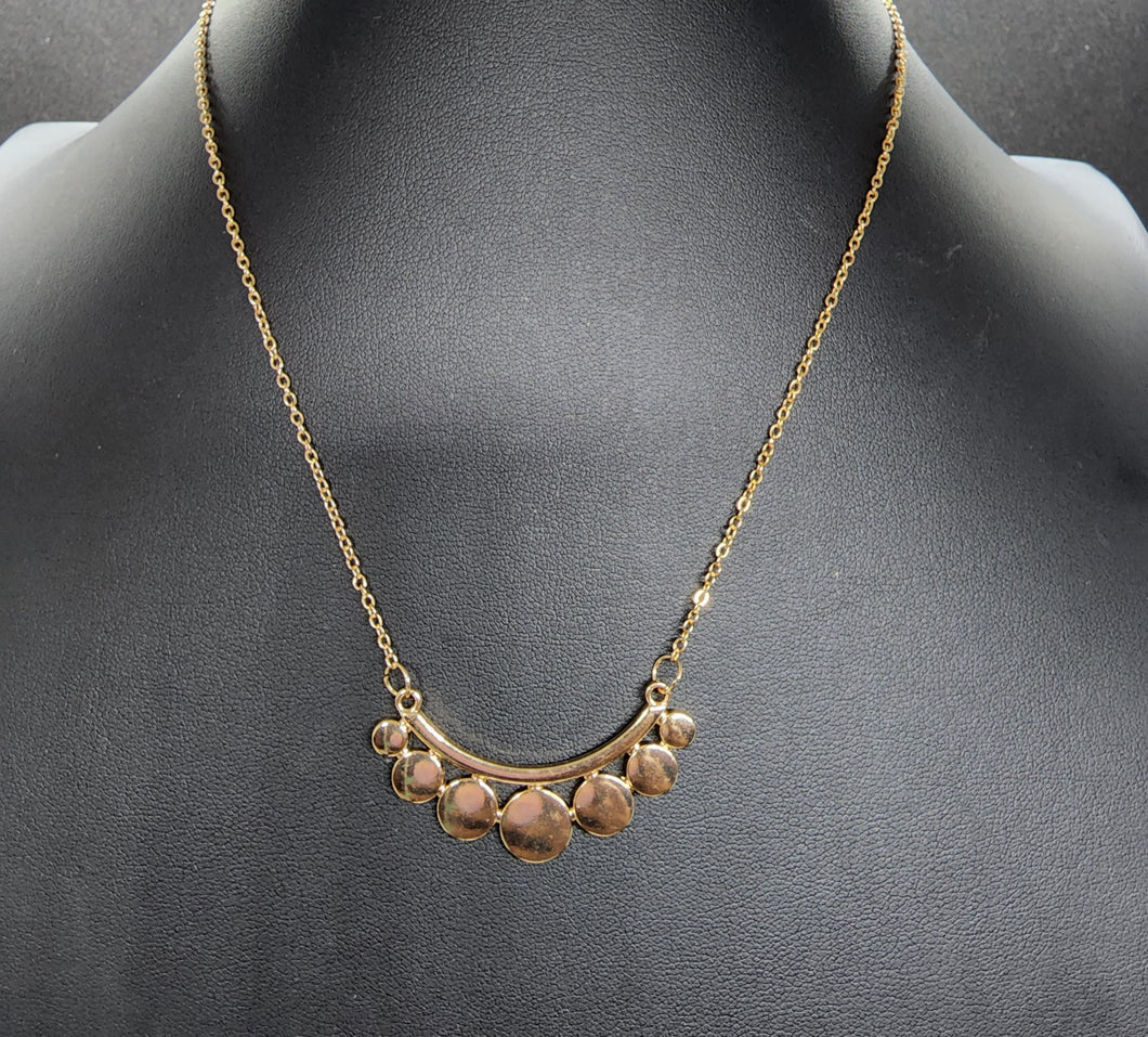 Melodic Metallics - Gold Necklace