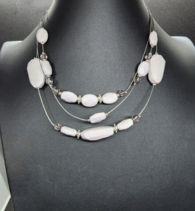 Radiant Reflections - Silver necklace