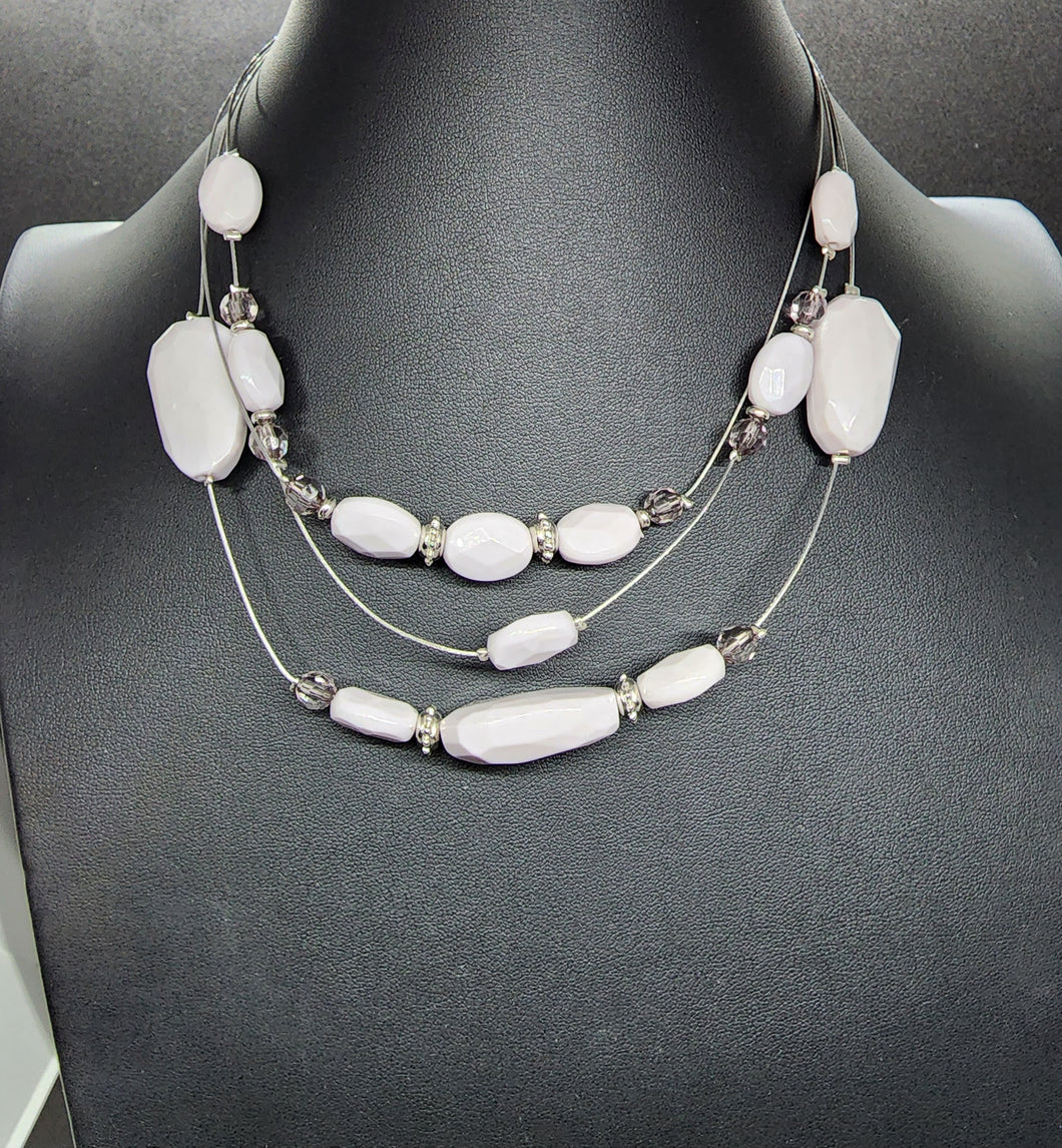 Radiant Reflections - Silver necklace
