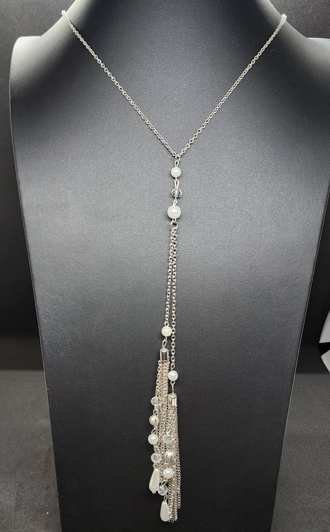 Silver and Pearl Necklace