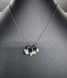 Slide Into Shimmer - Black Necklace