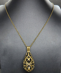 Brass Pendant Necklace