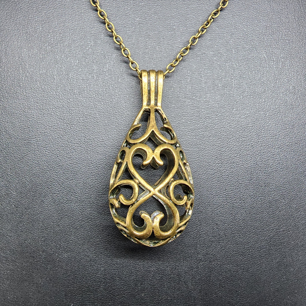 Brass Pendant Necklace