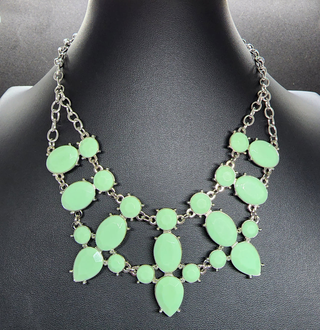 Green and Silver Necklace
